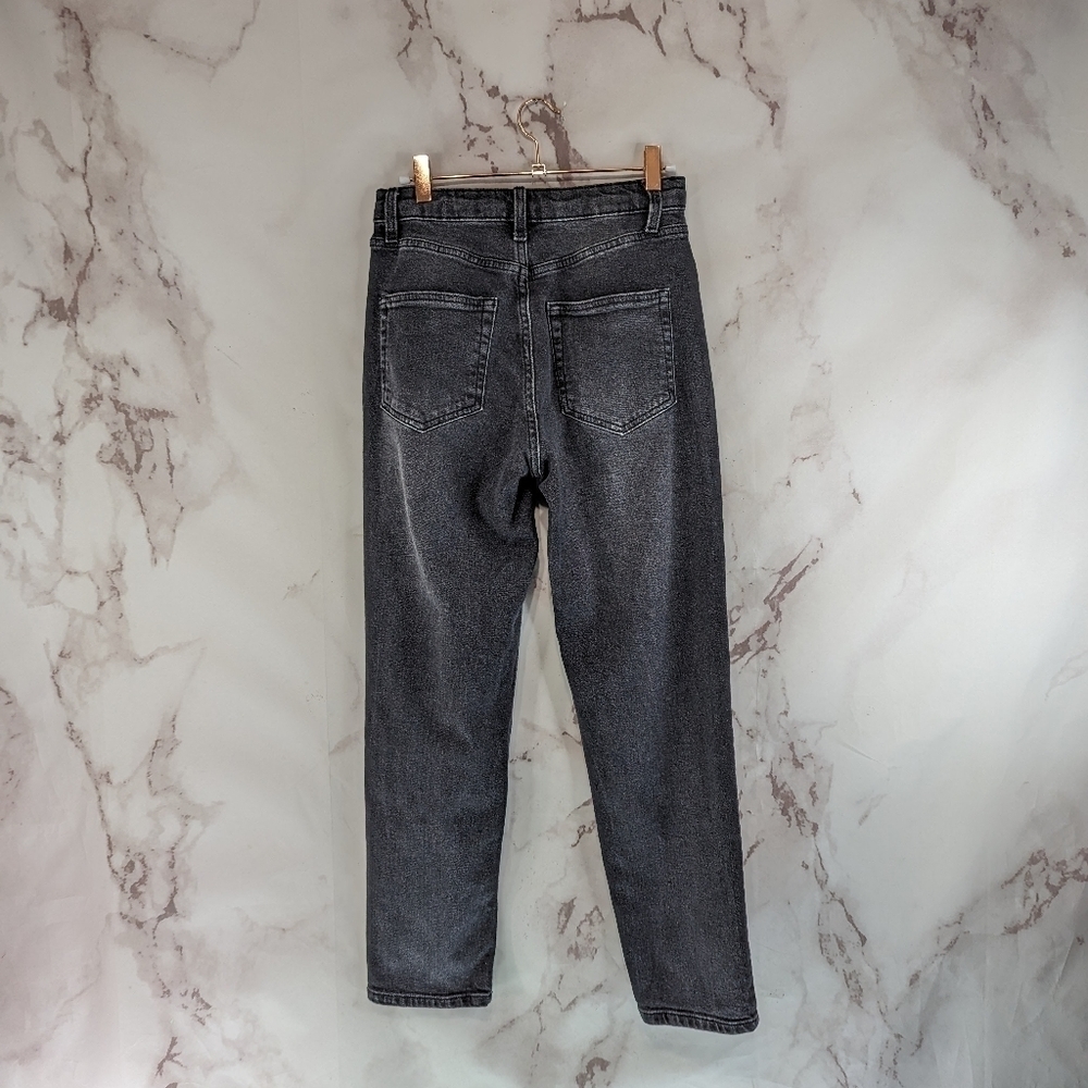 Wild Fable Jeans Women Black 0 26 X 26 Highest Rise Mom Straight Denim